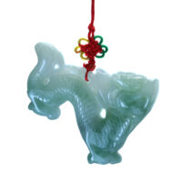 Jade Dragon Charm