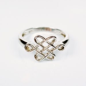 Silver Mystic Knot Ring