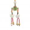 Jade Mystic Knot Charm with Mandarin Ducks - Image 2