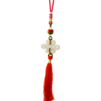 Jade Mystic Knot Charm