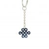 Mystic knot keychain black