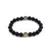 Black Obsidian Bracelet with Mystic Knot (10mm beads) - Image 2