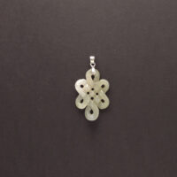 Enhanced Mystic Knot Pendant - Jade (Greenish)