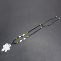 Enhanced Jade Mystic Knot Pendant - Jade (Whitish XL)