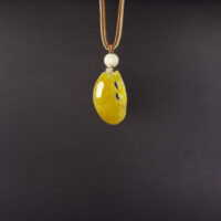 Jade Wealth Pendant - Yellow Jade