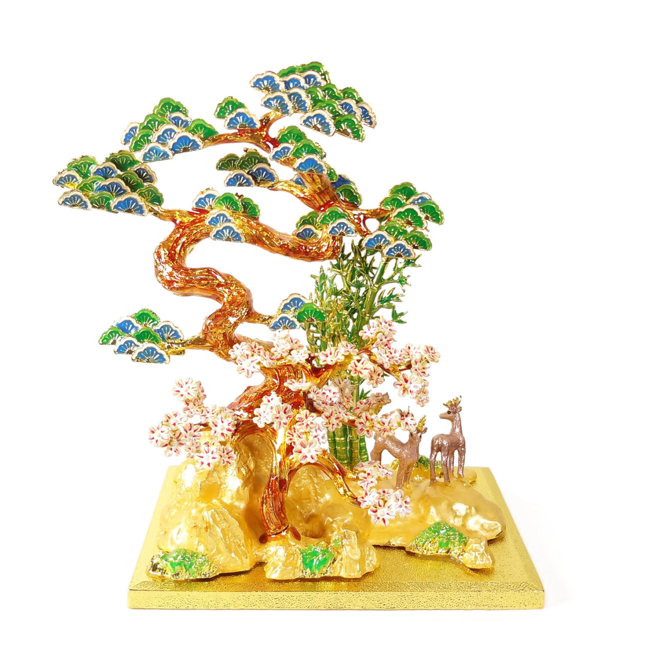 Three Friends Of Winter With Deers 8Treasures three-friends-of-winter-with-deers-8treasures