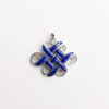 Blue Lapis Lazulli Mystic Knot Pendant - Image 2