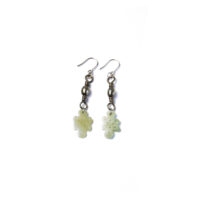 Jade Mystic Knot Earrings (Dangle)
